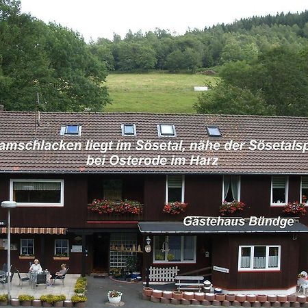 Gaestehaus Buendge Kamschlacken Exteriör bild