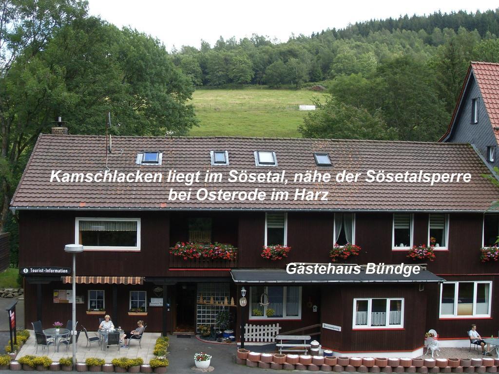 Gaestehaus Buendge Kamschlacken Exteriör bild