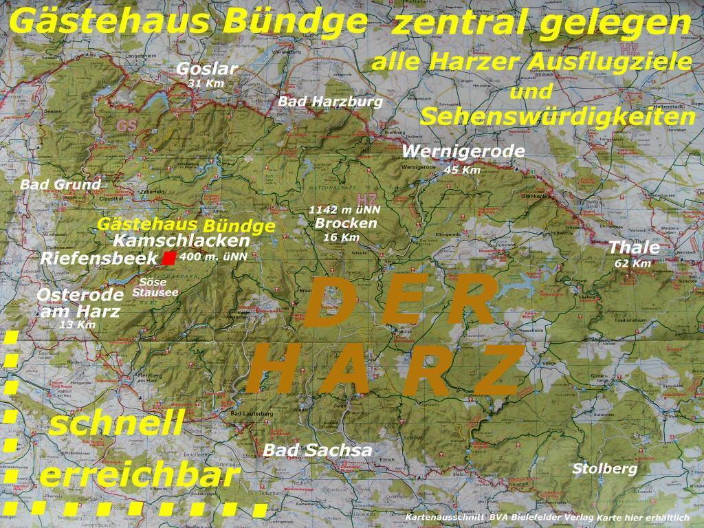 Gaestehaus Buendge Kamschlacken Exteriör bild
